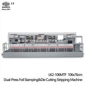 Automatische Folienpräge- und Stanzmaschine
